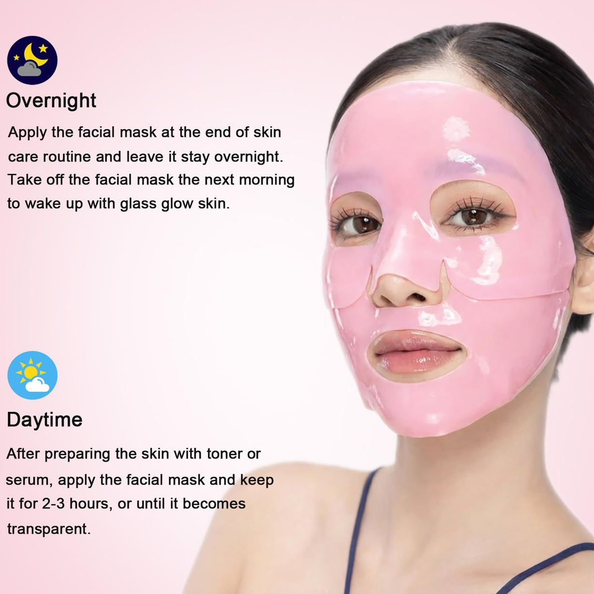 Kewhunt Salmon DNA PDRN jelly mask with hyaluronic acids for dewy skin