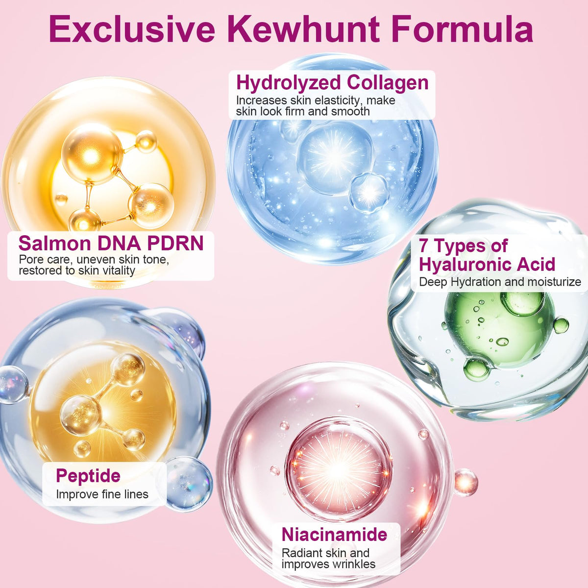 Kewhunt Salmon DNA PDRN jelly mask on night hydration routine for plump skin