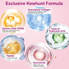 Kewhunt Salmon DNA PDRN jelly mask on night hydration routine for plump skin