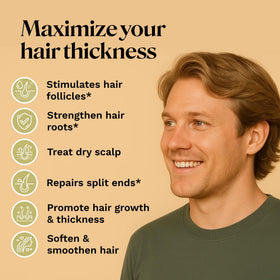 Rich fatty acids and omega-3s in Keyoma Batana Oil nourish hair.