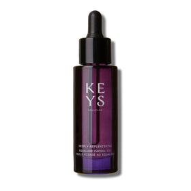 Keys Soulcare Deeply Replenishing Squalane Bottle for overnight hydration and glow.