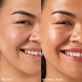 Keys Soulcare Let Me Glow applying primer layer under makeup