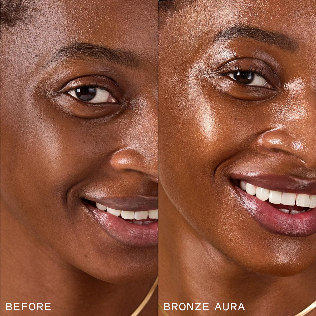 Keys Soulcare Let Me Glow on skin delivering radiant glow