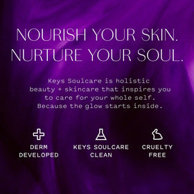 Keys Soulcare Soulful Kiss balm application on lips demonstrates smooth texture and daily use