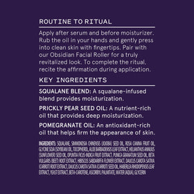Keys Soulcare Squalane on skin after use promotes a radiant glow.