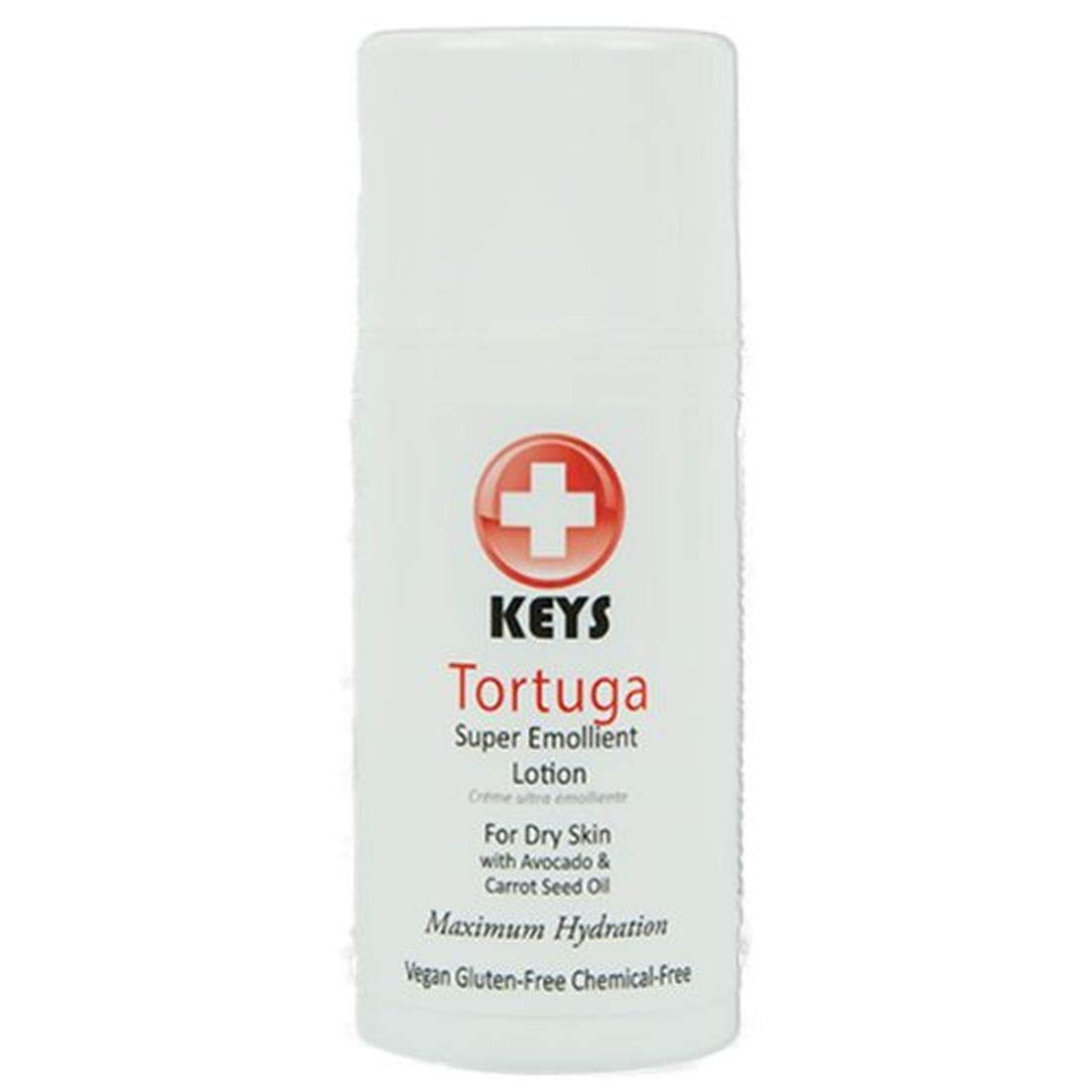 Keys Tortuga bottle promotes hydration for very dry skin