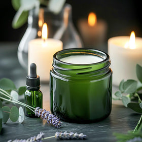 KEYWING 4oz jars ideal for homemade lotions, balms, and scrubs.