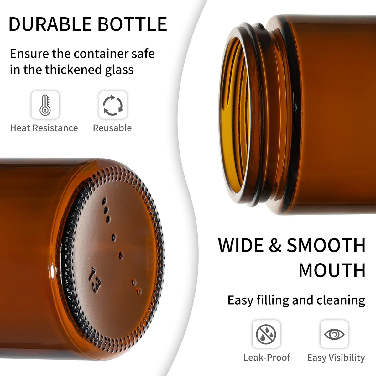 KeyWING amber jar for creams and lotions preservation