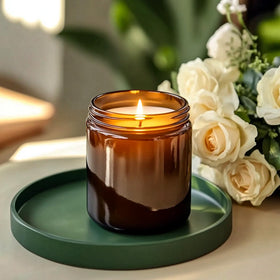 KeyWING amber jars elevate vanity with elegant UV-protected storage