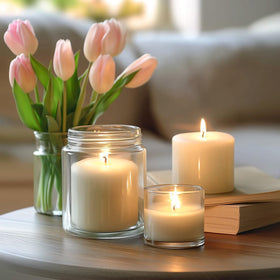 KEYWING versatile jar suits lotions, creams, powders, or candles.