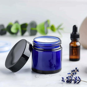 KEYWING travel-friendly 4oz jars fit neatly in bags for on-the-go routines