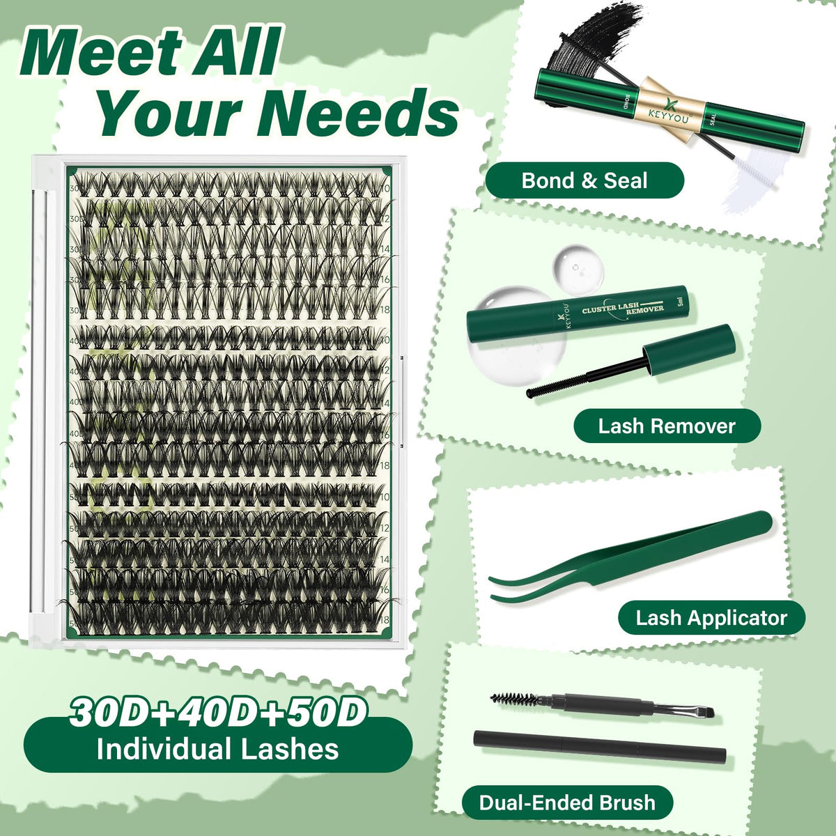 KEYYOU Adhesive bottle for strong lash bonding and reliable hold
