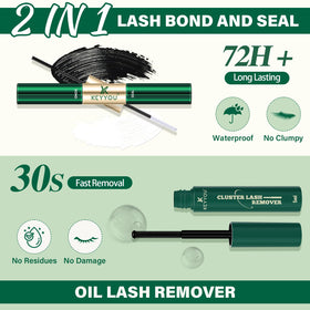 KEYYOU anti-stick tweezers help precise placement and clean, clump-free results.