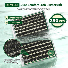 KEYYOU beginner-friendly application tips for easy at-home lashes