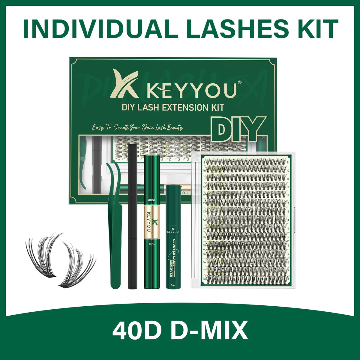 KEYYOU beginner-friendly kit with clear instructions for at-home application.