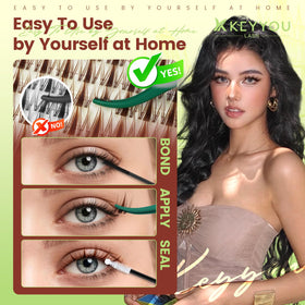KEYYOU Beginner-friendly tweezers kit aids precise, comfortable application