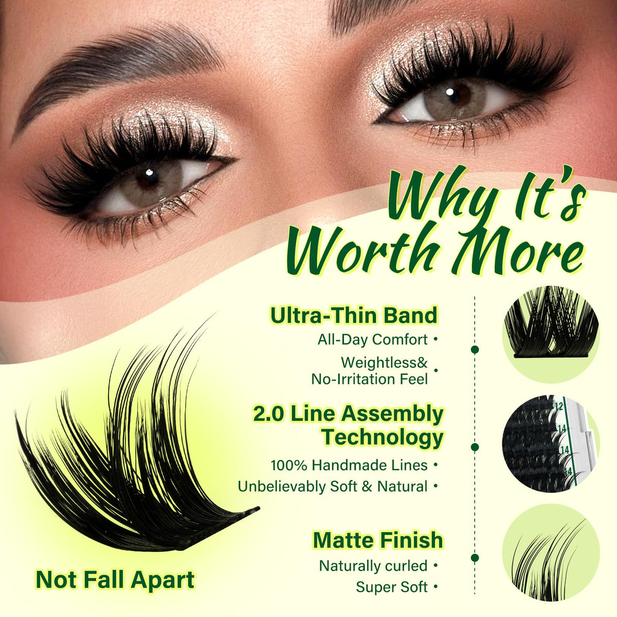 KEYYOU bond and lock bottle ensuring quick, strong lash adhesion
