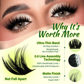 KEYYOU bond and lock bottle ensuring quick, strong lash adhesion