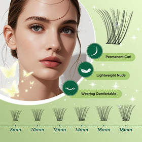 KEYYOU Bond and Seal bottle demonstrates secure setting and long-lasting wear for lash looks.