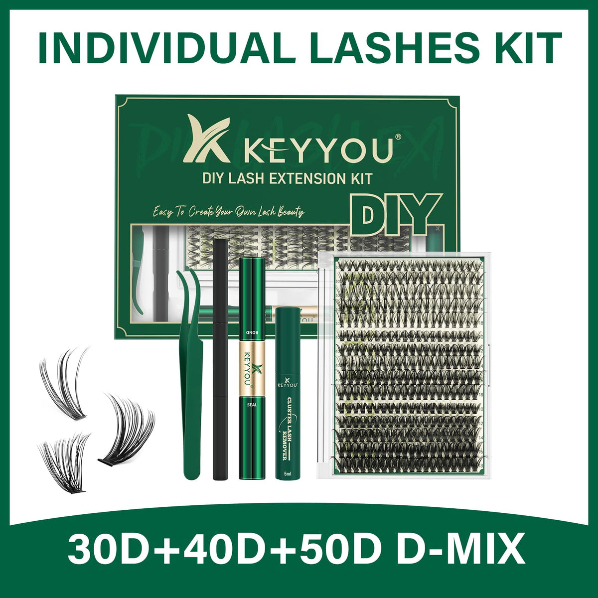 KEYYOU Easy three-step application guide for salon-like results at home