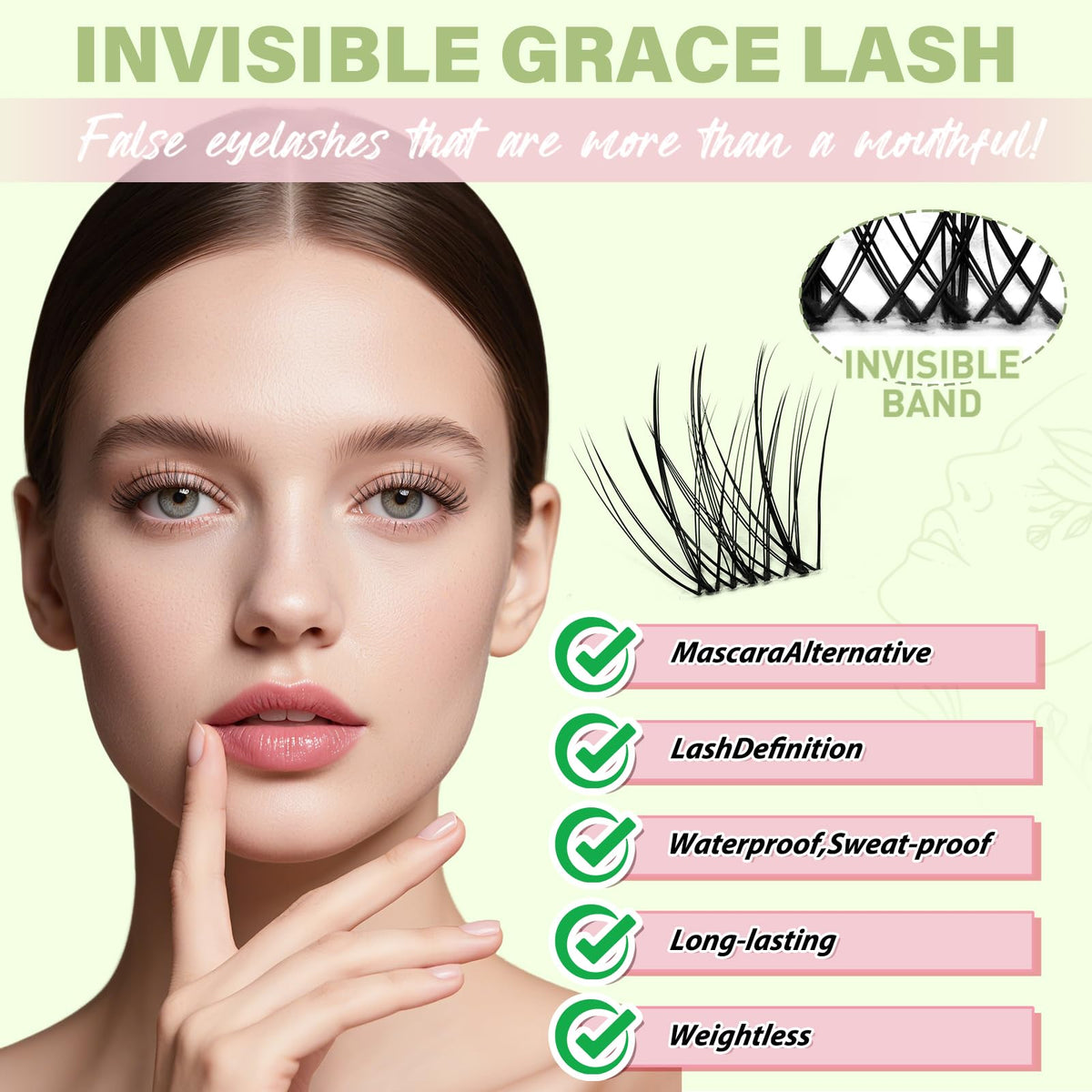 KEYYOU Lisbon Lash Clusters Kit at-home use for DIY lash days or special occasions.