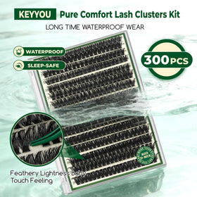KEYYOU long wear formula visible for all day lashes with minimal maintenance