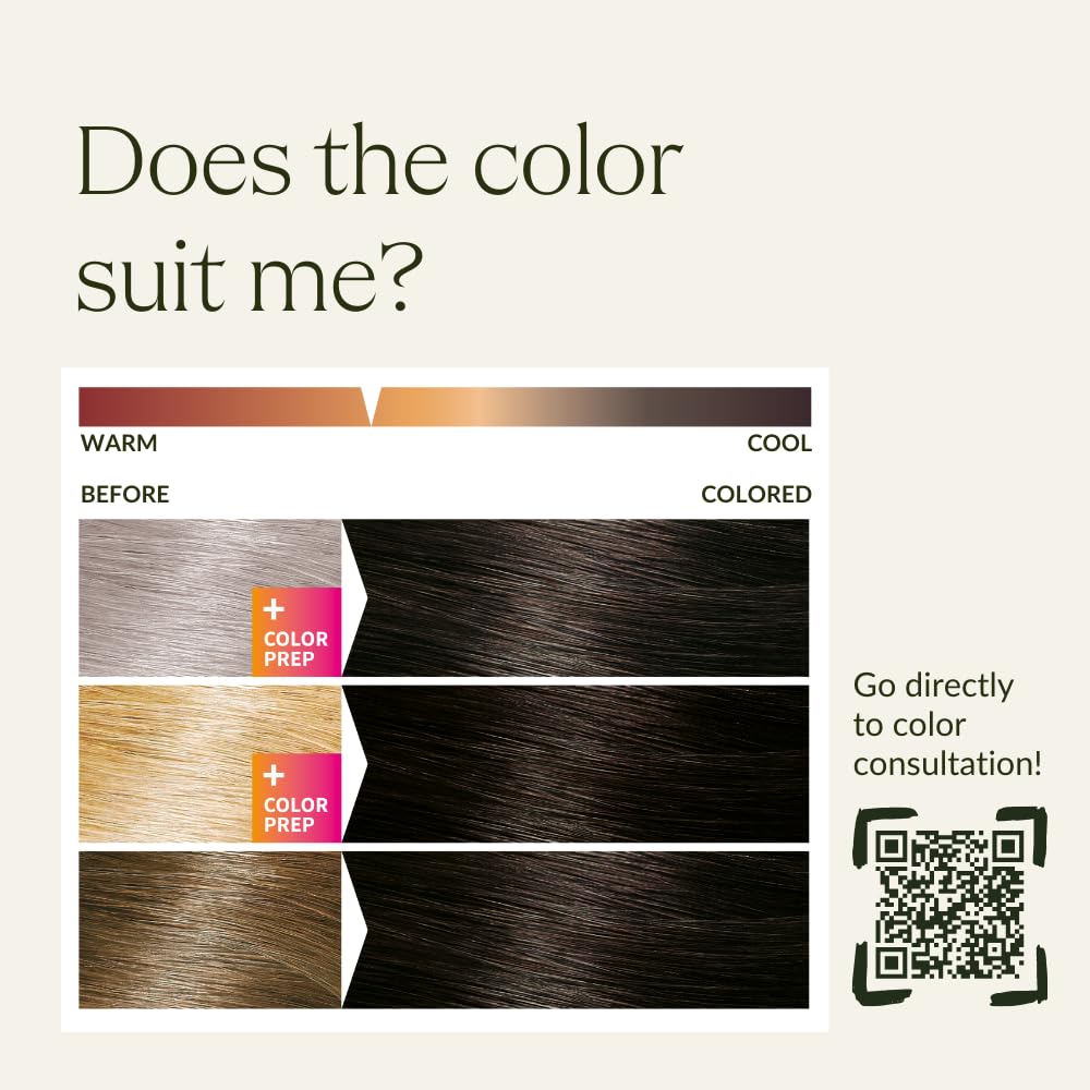 KHADI deep black color provides even grey hair coverage.
