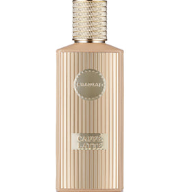 Khadlaj Caffe Latte bottle close-up, premium design for everyday luxury
