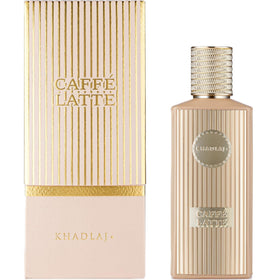 Khadlaj Caffe Latte spray application for quick daily refresh