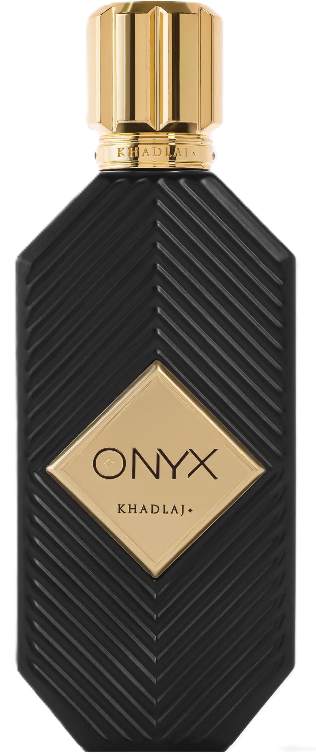 Khadlaj Onyx Gold bottle pour highlighting vanilla warmth and aromatic notes.