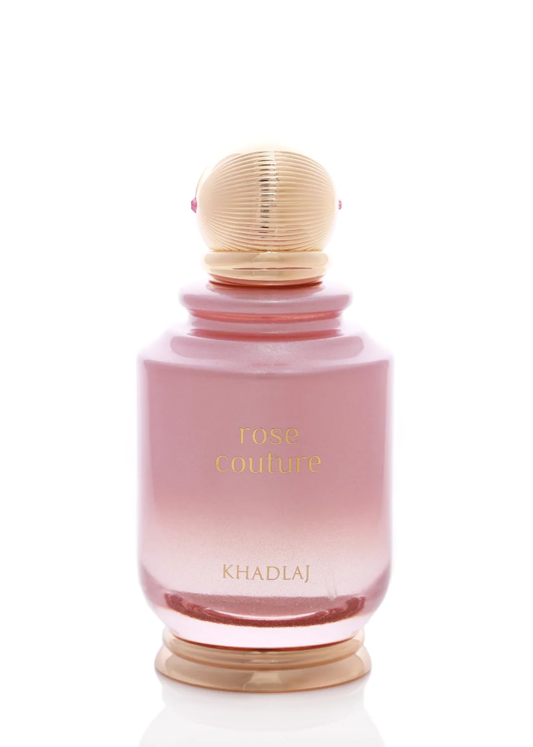 KHADLAJ PERFUMES Rose Couture bottle front highlights elegance for everyday wear with a lasting impression.