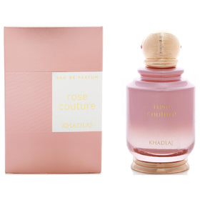 KHADLAJ PERFUMES Rose Couture cap closeup emphasizes premium packaging, ideal for gifting.