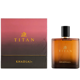 Khadlaj Titan opening notes visual highlights mandarin and pink pepper for an energizing start.