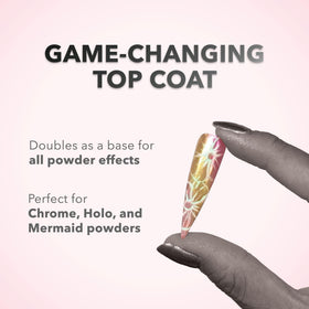 Kiara Sky Cruelty-free USA-made top coat supporting easy daily nail art.