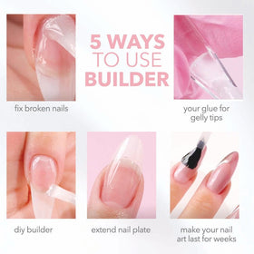 Kiara Sky Gelly Tip Builder GE03 half-ounce bottle close-up