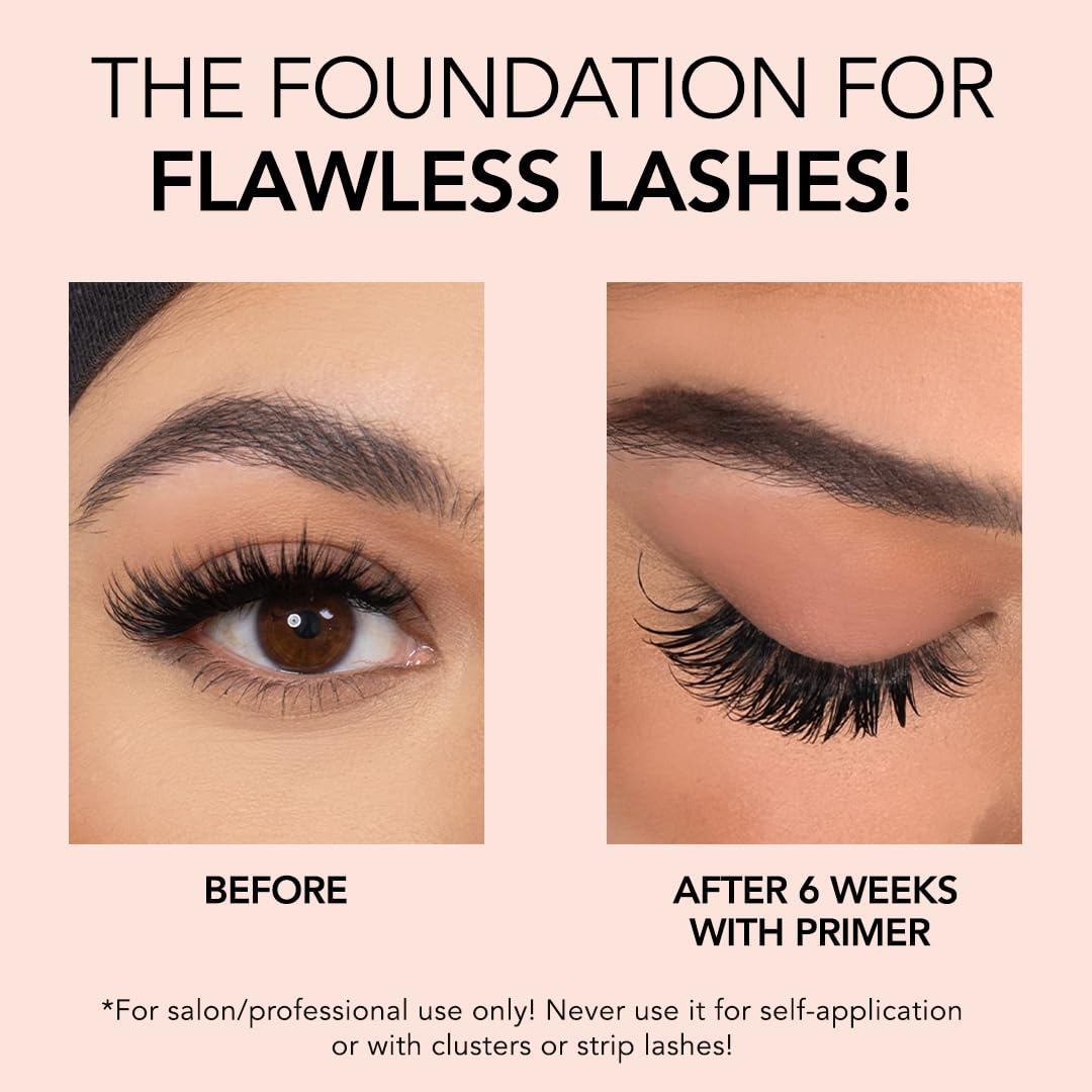 Kiara Sky Lash Primer made in South Korea supports premium salon prep.