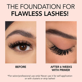 Kiara Sky Lash Primer made in South Korea supports premium salon prep.