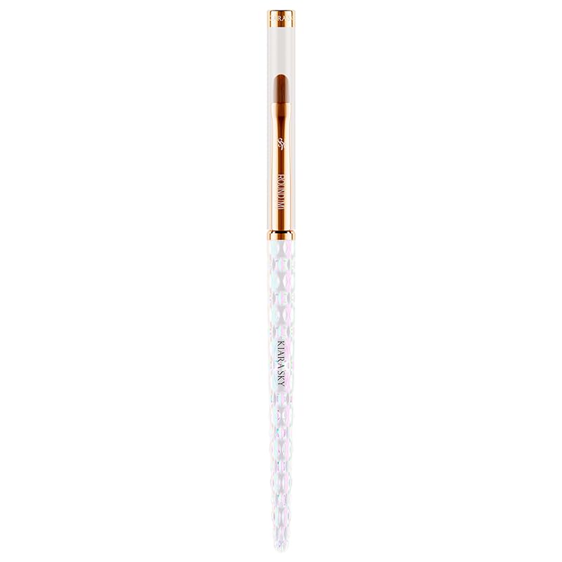 Kiara Sky M Round nail brush for precise cuticle cleaning.