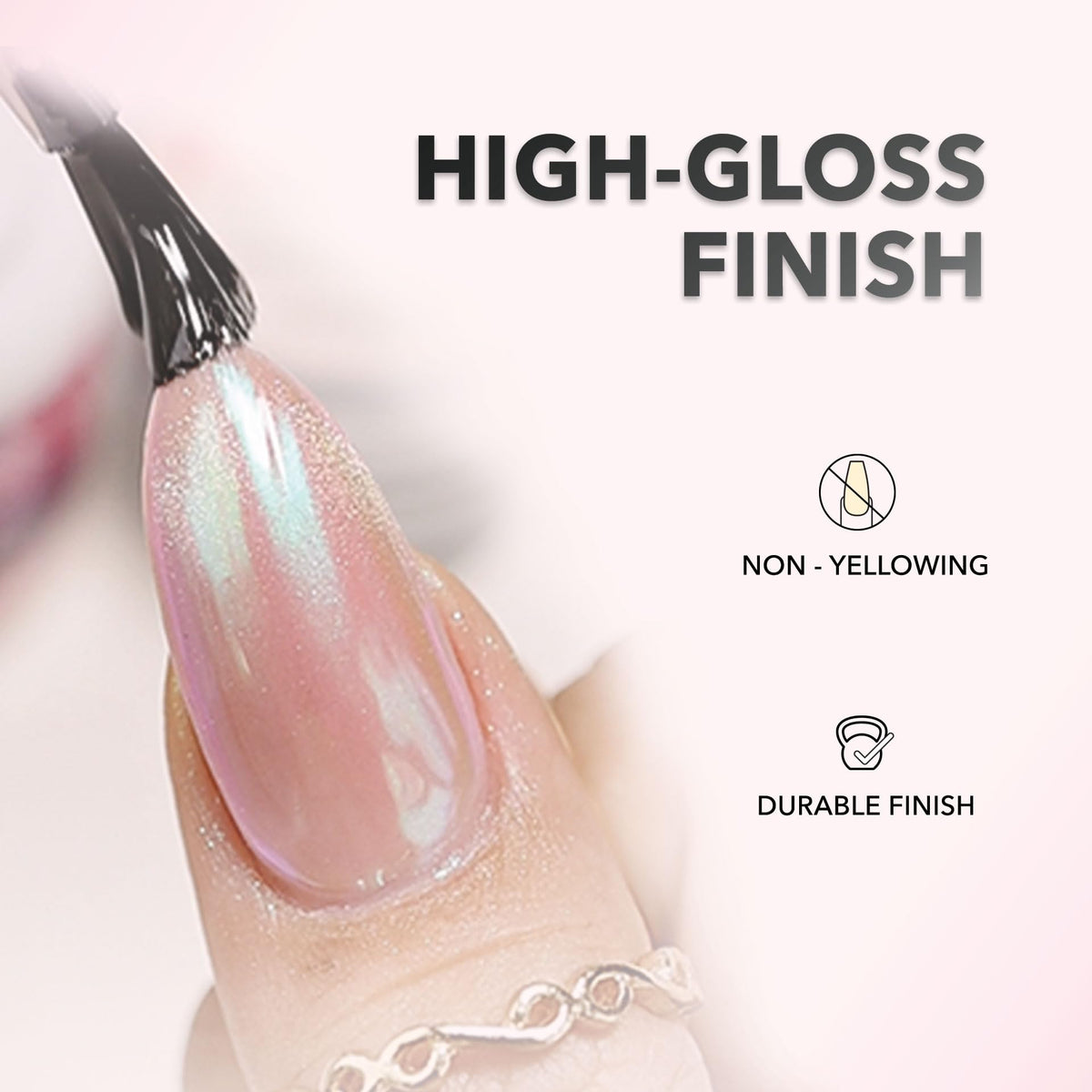 Kiara Sky No Cleanse Non-Wipe formula for quick soak-off manicures.