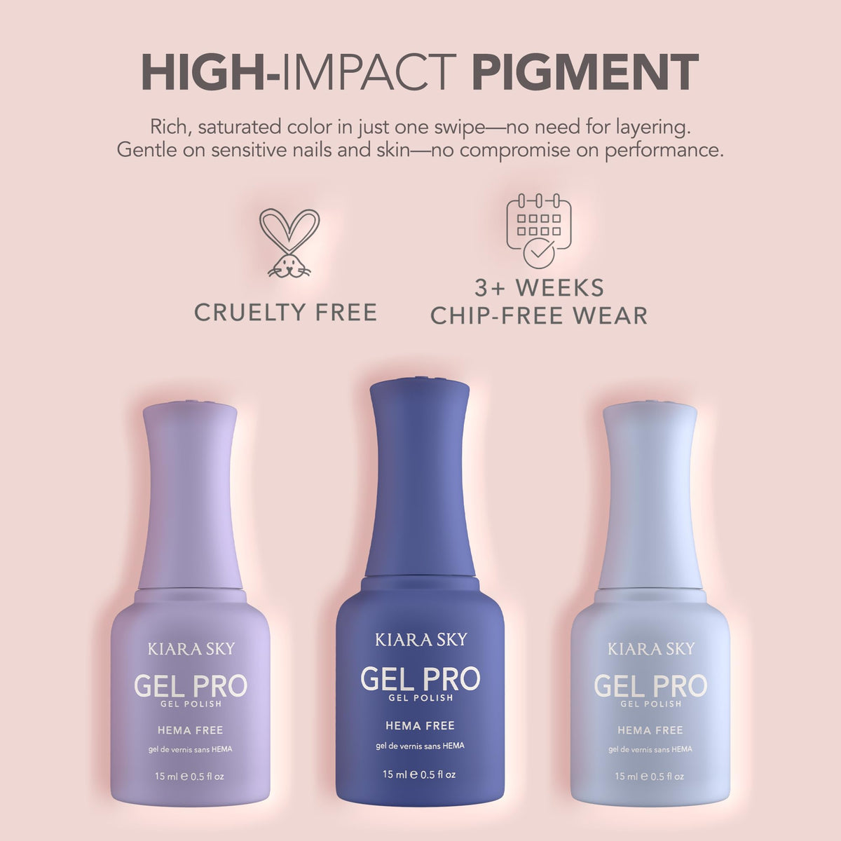 KIARA SKY California Dreaming packaging highlights a sleek, professional gel polish look