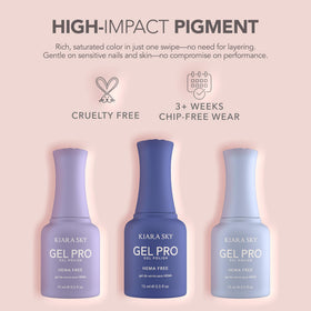 KIARA SKY California Dreaming packaging highlights a sleek, professional gel polish look