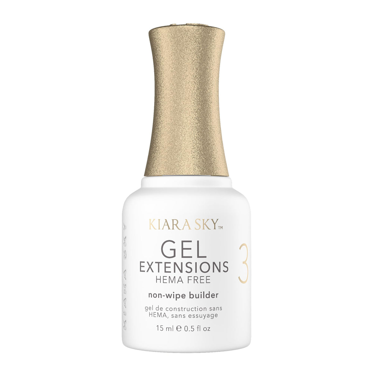 KIARA SKY Step #3 Builder Gel bottle—foundation for strong, flexible gel extensions.