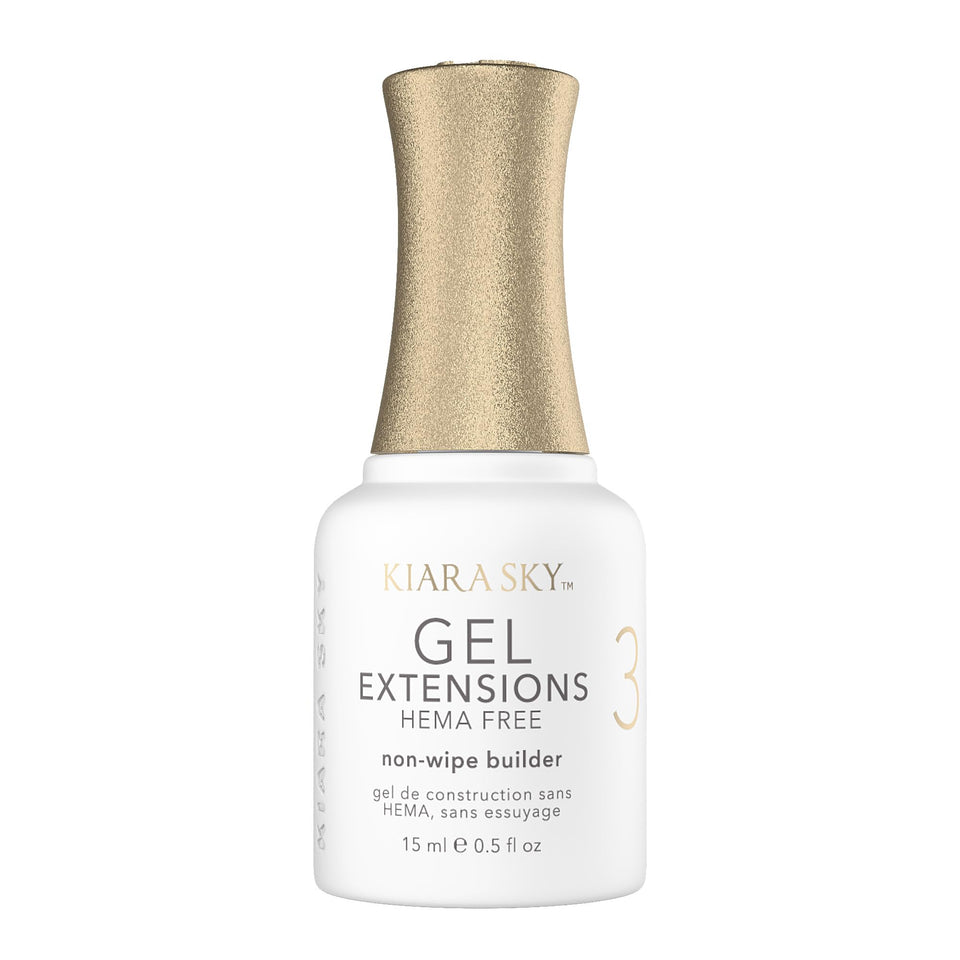 KIARA SKY Step #3 Builder Gel bottle—foundation for strong, flexible gel extensions.