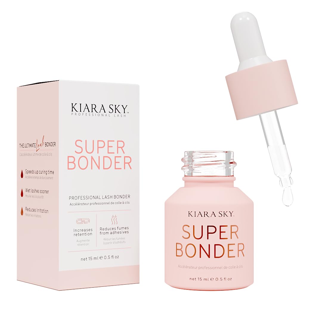 Kiara Sky Super Bonder bottle with dropper for precise bonding and reduced fumes.