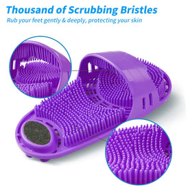 Kibhous durable silicone foot scrubber designed for long-lasting use.