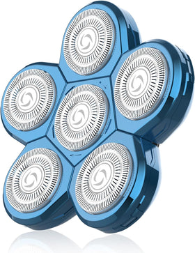 Kibiy 6D floating head technology for a smooth, close shave on bald skin.