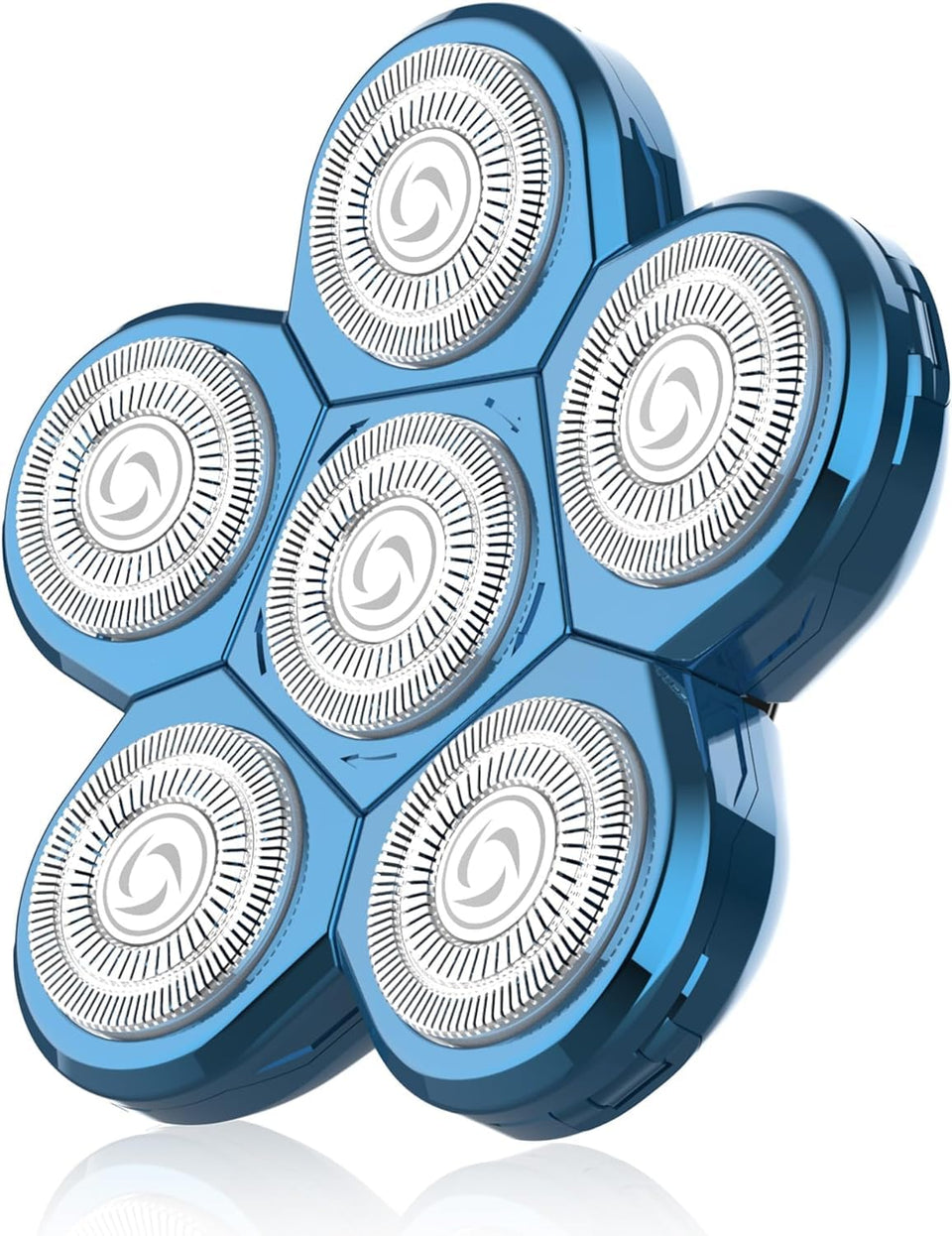 Kibiy 6D floating head technology for a smooth, close shave on bald skin.