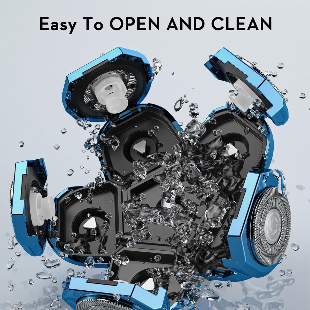 Kibiy self-sharpening blades stay sharp with easy cleaning.