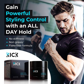 Dispensing Kick Active Hair Cream from a pump for controlled application