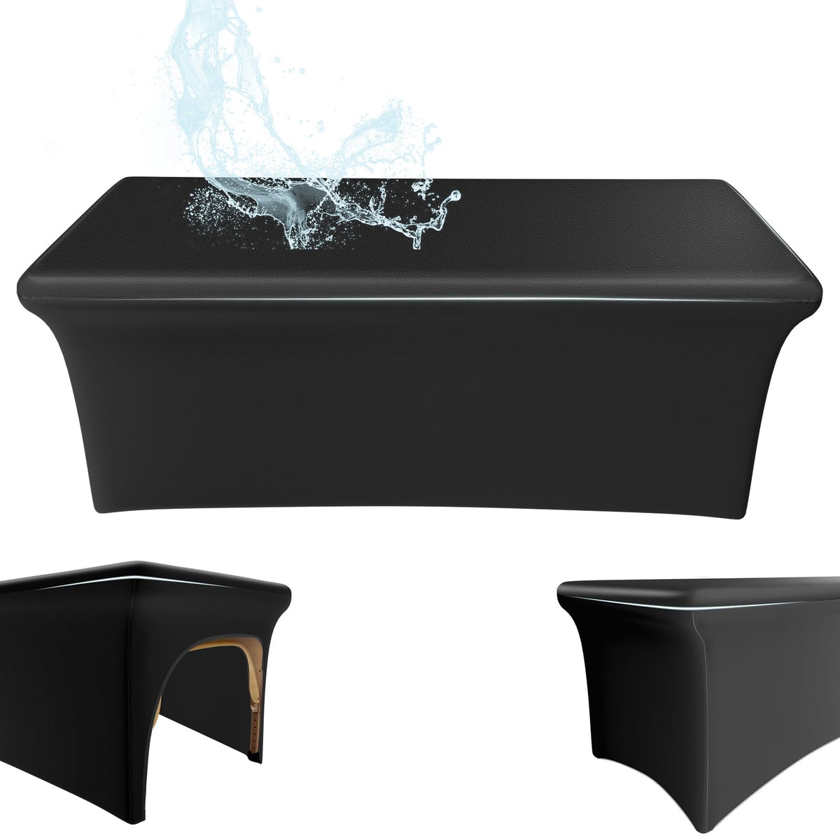 KIDOACOW Leather Massage Table Cover wipeable surface for efficient cleanups